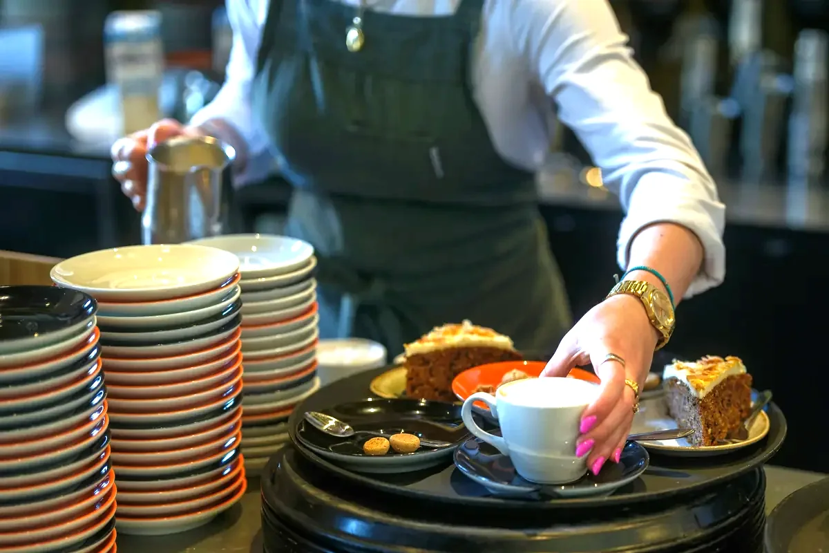 Service in einem Gastrobetrieb
